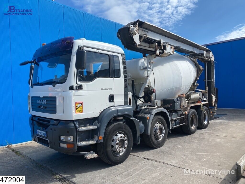 Купить автобетоносмеситель MAN TGA 32 400 8x4, Liebherr,13 mtr belt,  Remote,Steel suspension Нидерланды EDE GLD, FJ29193