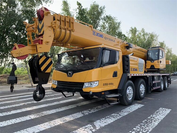автокран XCMG XCMG QY50KA 50 ton used hydraulic mounted mobile truck crane