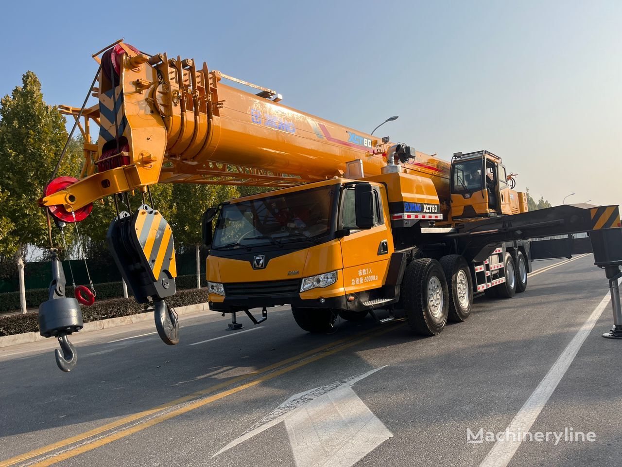 автокран XCMG XCMG XCT80 80 ton used mobile truck crane mobile crane