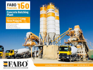 новый бетонный завод Fabo POWERMIX-160 STATIONARY CONCRETE BATCHING PLANT