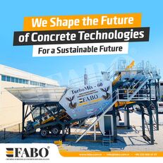 новый бетонный завод Fabo TURBOMIX-60 MOBILE CONCRETE MIXING PLANT