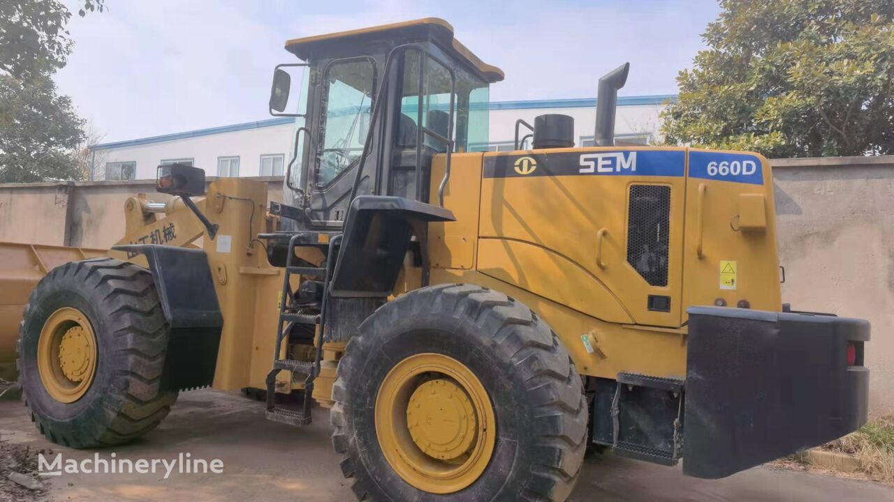 фронтальный погрузчик SEM 660D Wheel Loader Used Construction Machinery