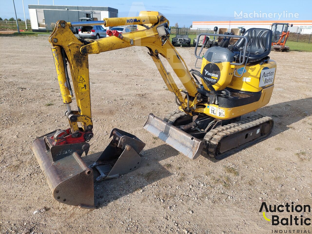 Купить мини-экскаватор Komatsu PC09-1 с аукциона Литва Kaunas, QB38571