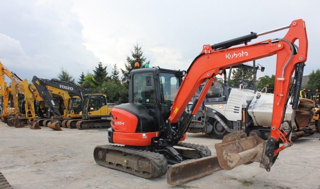 мини-экскаватор Kubota U 55-4 Mini lánctalpas forgókotró