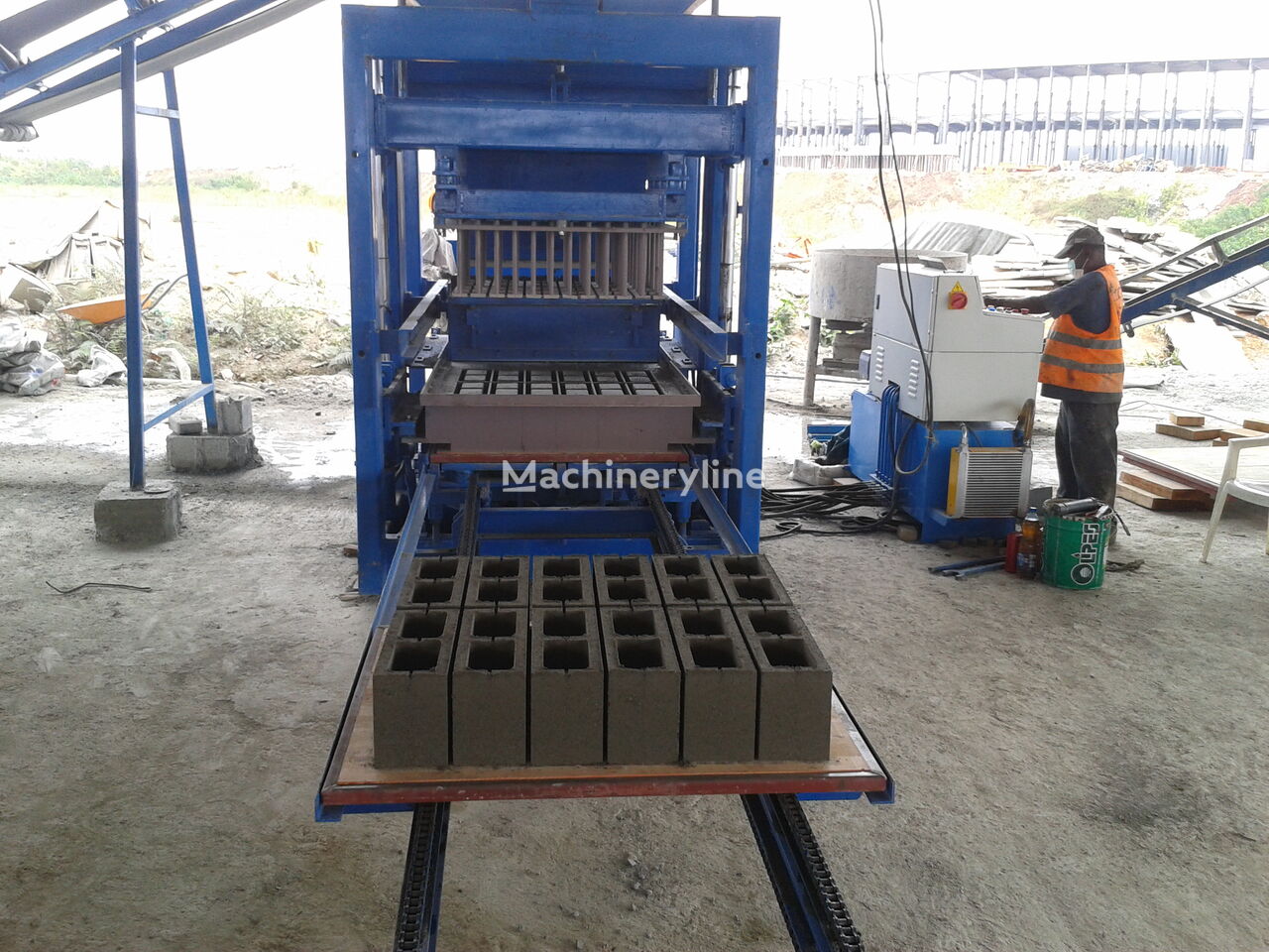 новое оборудование для производства бетонных блоков Conmach BlockKing-25MS Concrete Block Making Machine -10.000 units/shift